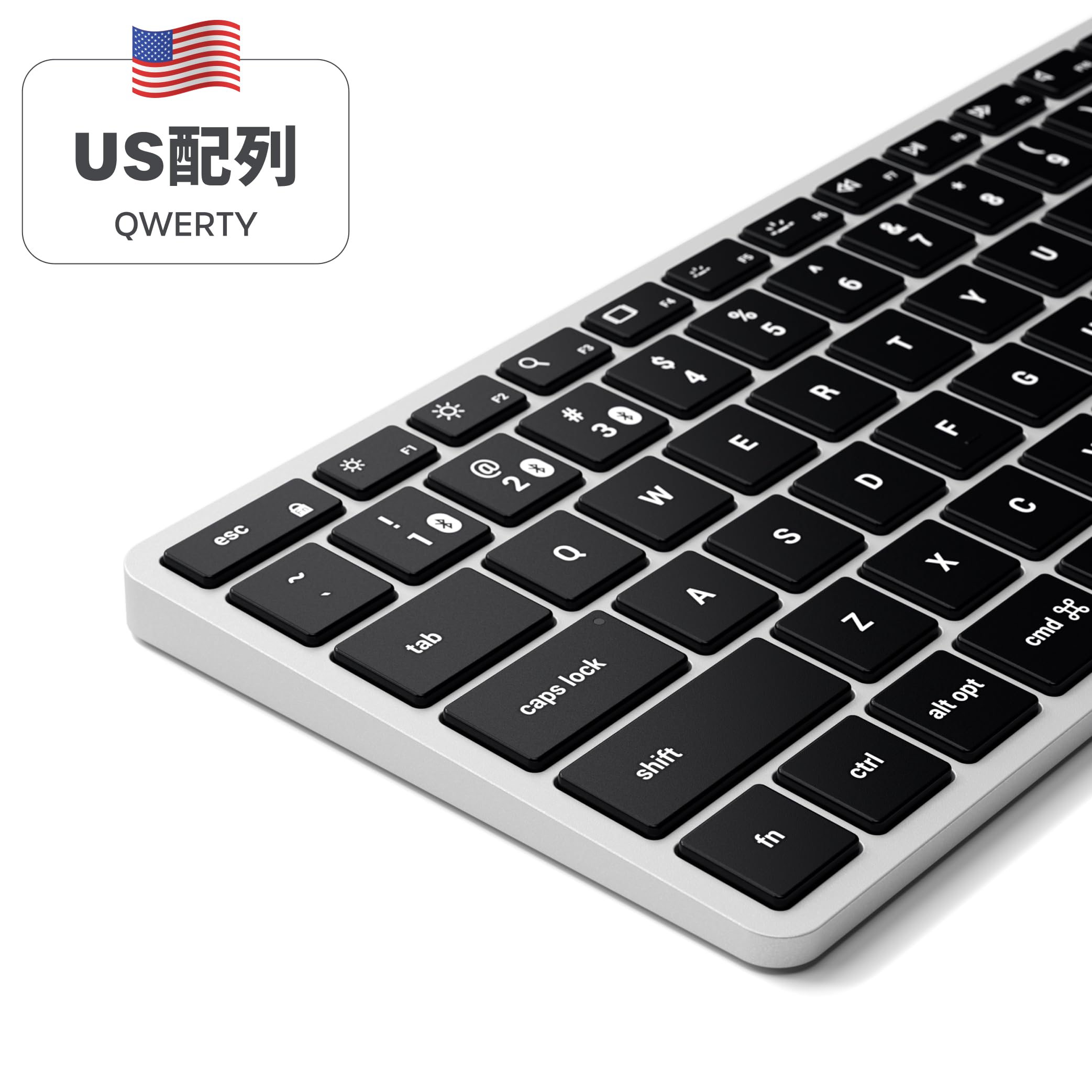 Amazon | Satechi Slim X1 Bluetoothバックライトキーボード マルチ