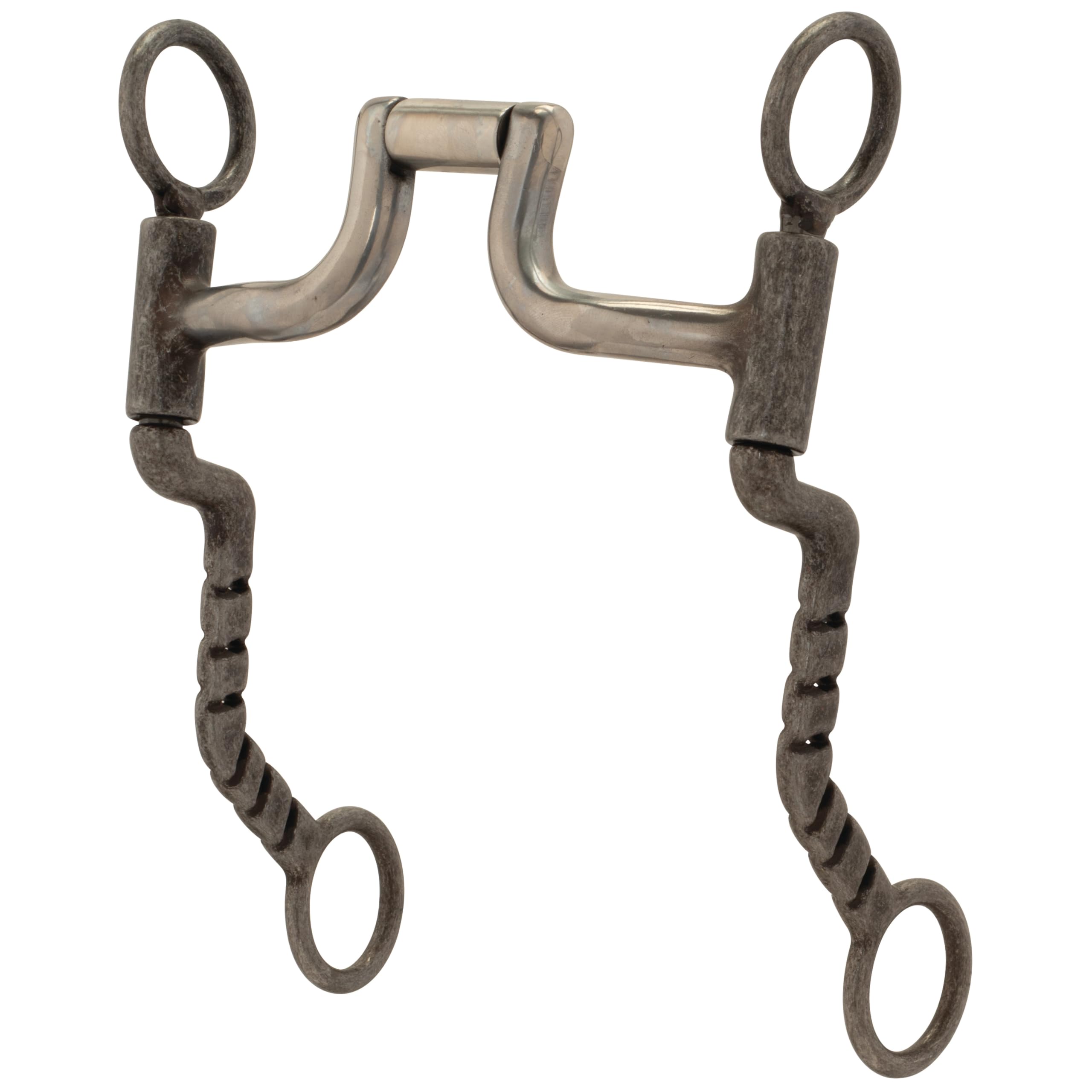 Weaver Leather Weaver Equine Ken McNabb Buffed Black Sweet Iron bits Brocas de Caballo, Unisex, Negro Pulido