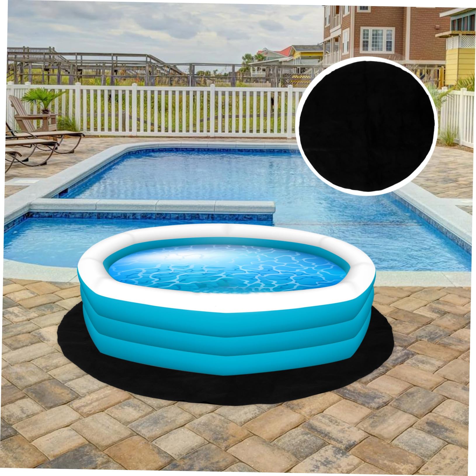 Mipcase Tapis De Stabilité pour Spa - Tapis De Sécurité pour Spa Coussin Isolant