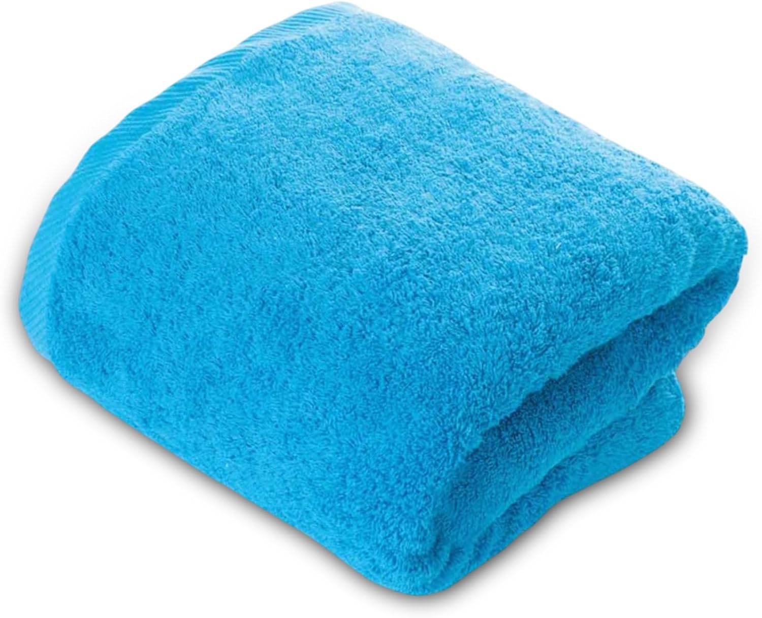 THIRSTY Towels Oversized Luxury 40x80 Bath Sheet - 100% Turkish Cotton, Ultra Soft, Thick & Absorbent Towel for Bathroom, Spa, Beach & Pool, Hotel Quality Comfort | Bodrum Blue