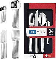 Brinox - Faqueiro Turim 24 Pcs Compacto - Aço Inox