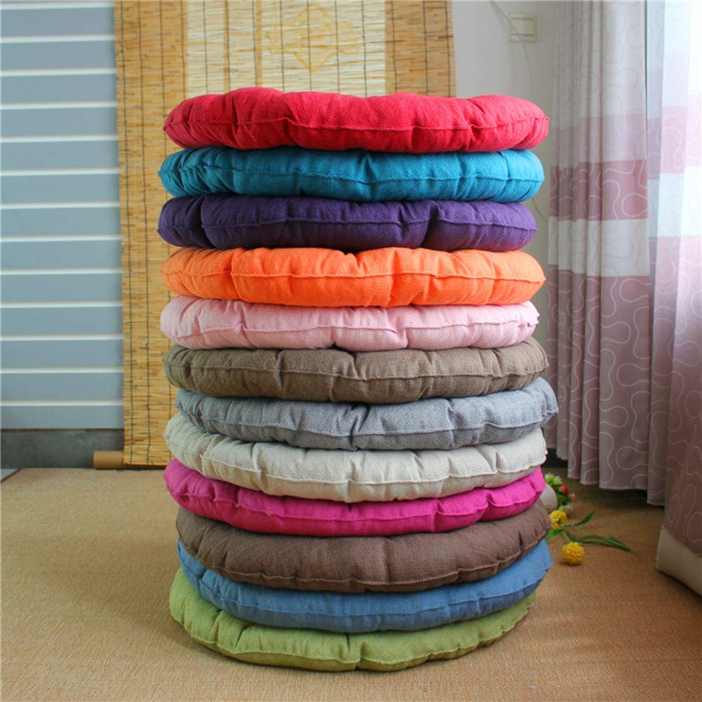 Grande cuscino quadrato da meditazione per yoga, cuscino da pavimento imbottito spesso, morbido cuscino rotondo per bambini e animali domestici, comodo tappetino per meditazione e relax