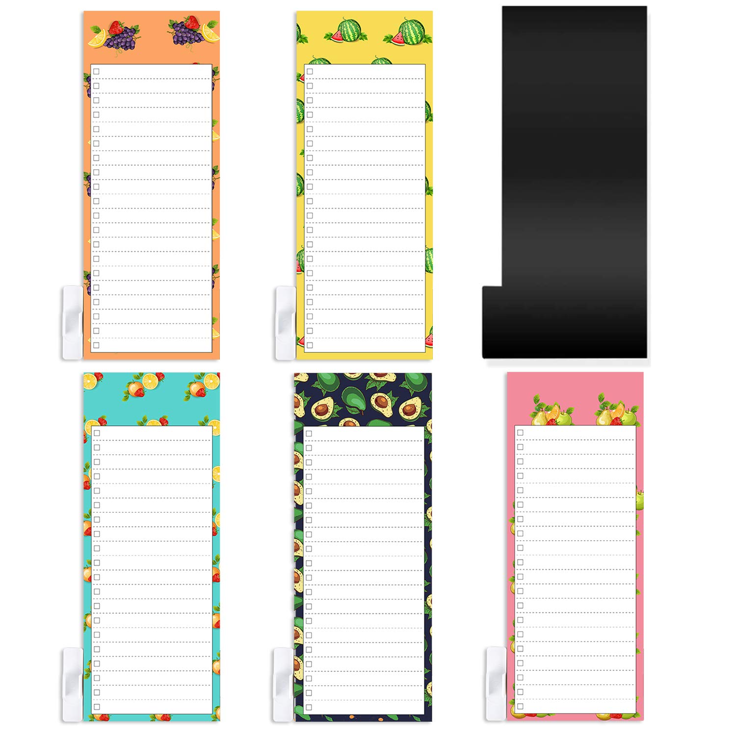 Notepad with Pen Holder, Full Back Large Notepads for Grocery