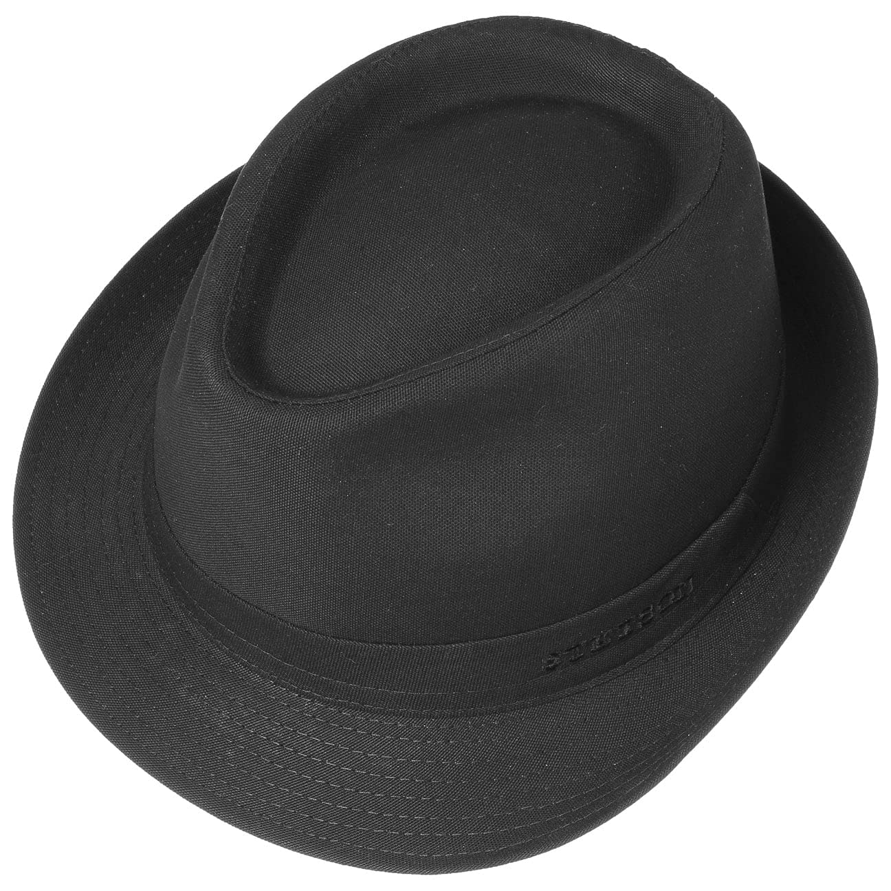 Stetson Cappello Trilby in Tessuto Teton Donna/Uomo - Made Italy Estivo Cotone da Sole con Fodera Estate/Inverno Estate