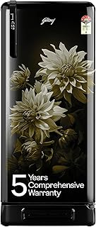 Godrej 194 L 5 Star 5 Years Comprehensive Warranty Auto Defrost Technology | with Touch Controls on Handle Direct Cool Single Door Refrigerator (RD E-IMPRESS 215E TDIE MD BM Midnight Bloom)