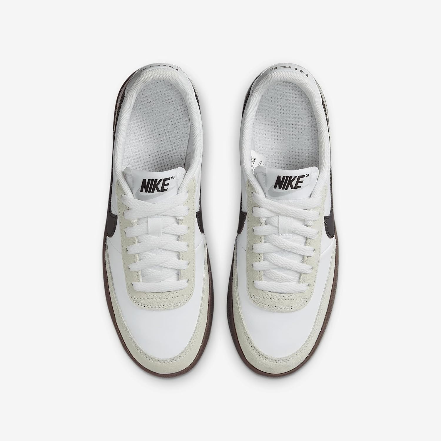 Nike Killshot 2 Big Kids' Shoe (IF0500-100, White/Light Silver/Gum Dark Brown/Black)