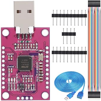 FT232H High-Speed Multifunction Module CJMCU FT232H USB to JTAG UART/FIFO SPI/I2C Module,with pinheader USB Extension Cable Dupont Cable