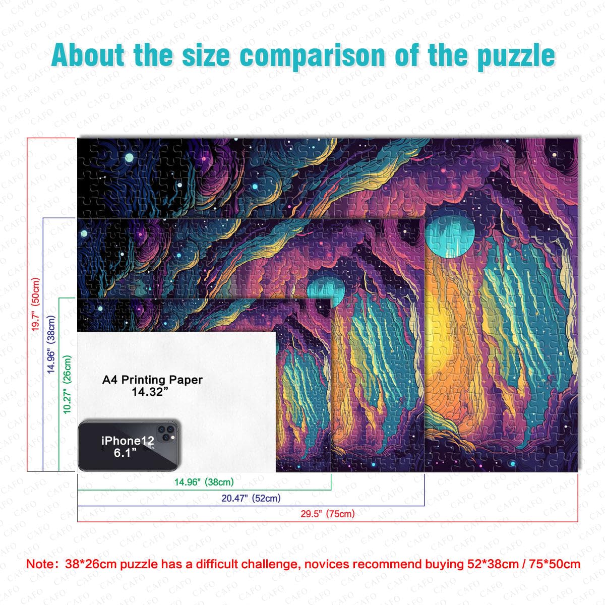 Puzzle da 2000 pezzi per adulti pianeta rompicapo puzzle con pezzi completamente ad incastro a forma casuale 70 x 100 cm per adolescenti 14+