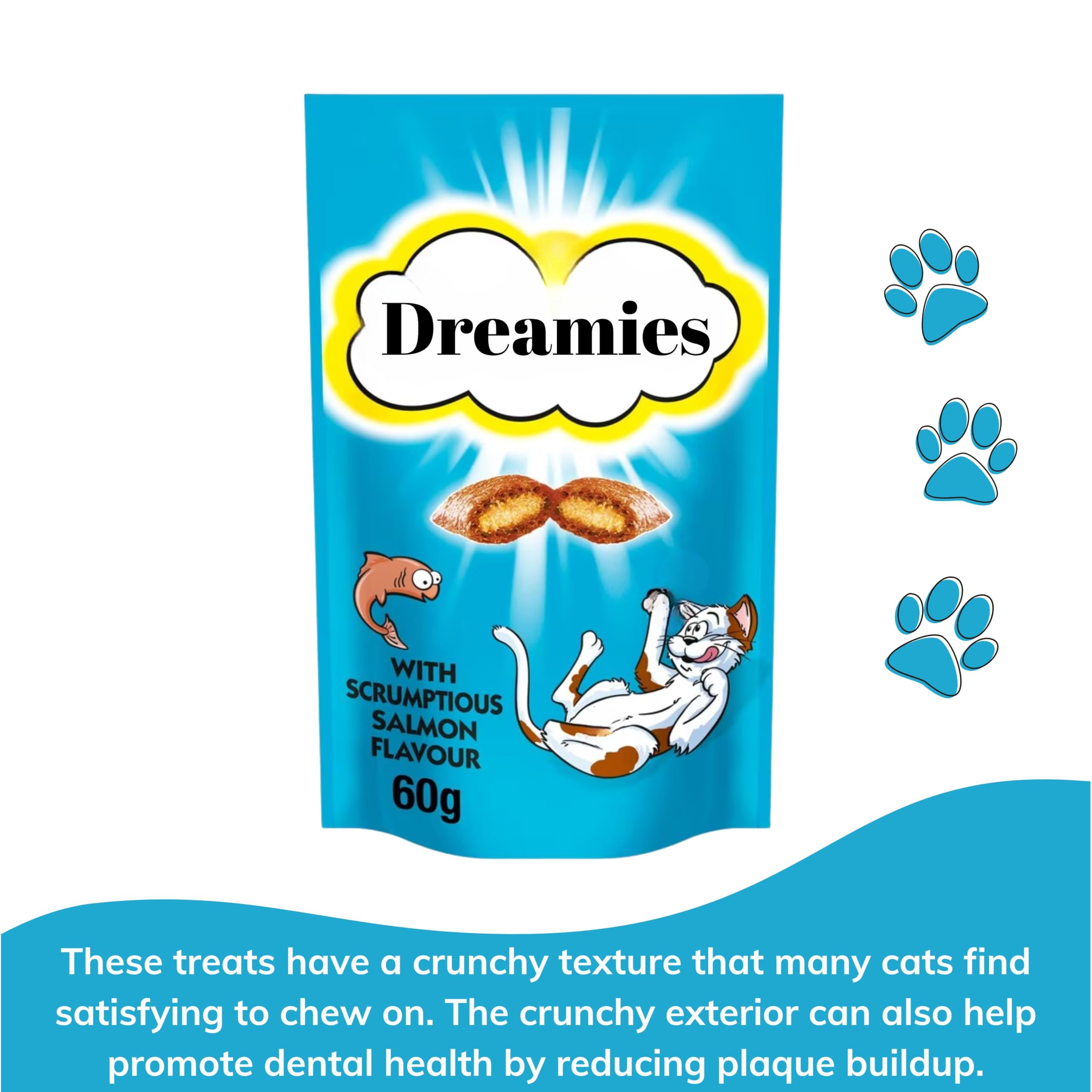 Cat Treats Toy Bundle contains Crunchy Snacks Salmon, Tuna, Cheese, Chicken, Pack of 8 and our Cat Toy - Image 3