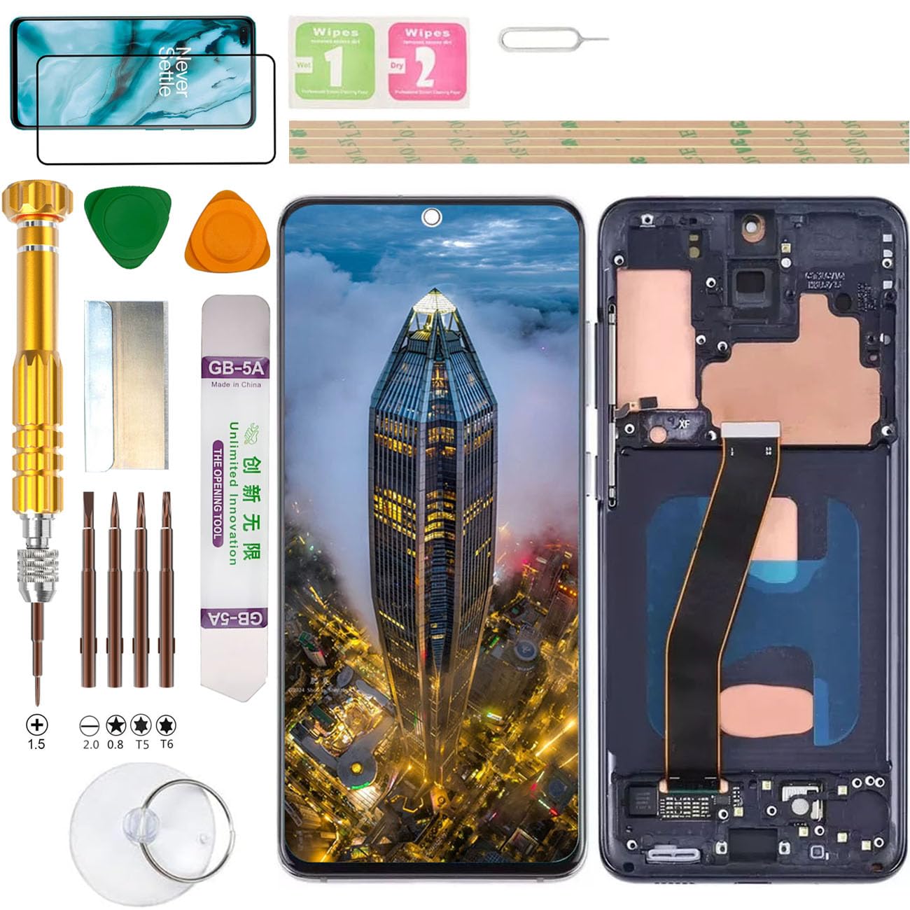 Amazon.com: (Without Fingerprint) LCD Display Assembly for Samsung