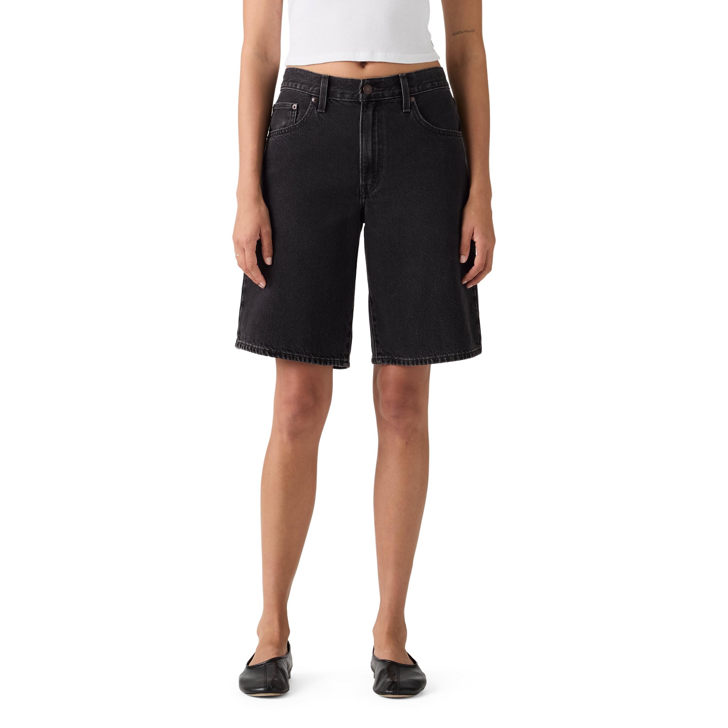 Levi's Kurze Jorts – Schwarz (28)