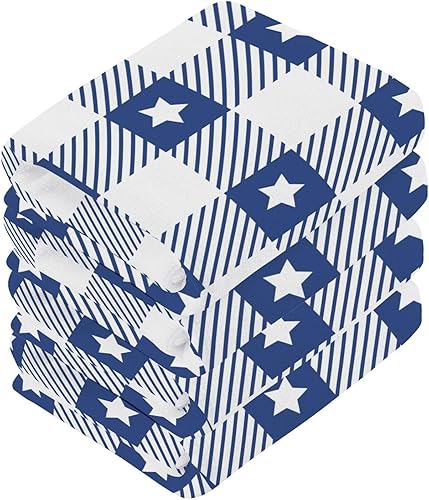 Miniatura 4 de JJoias Gingham-Pattern-Pastel-vichys Soft Highly Absorbent Hand Towels, 100% Cotton Bath Hand Towels, Face Towel, Wash Cloth for