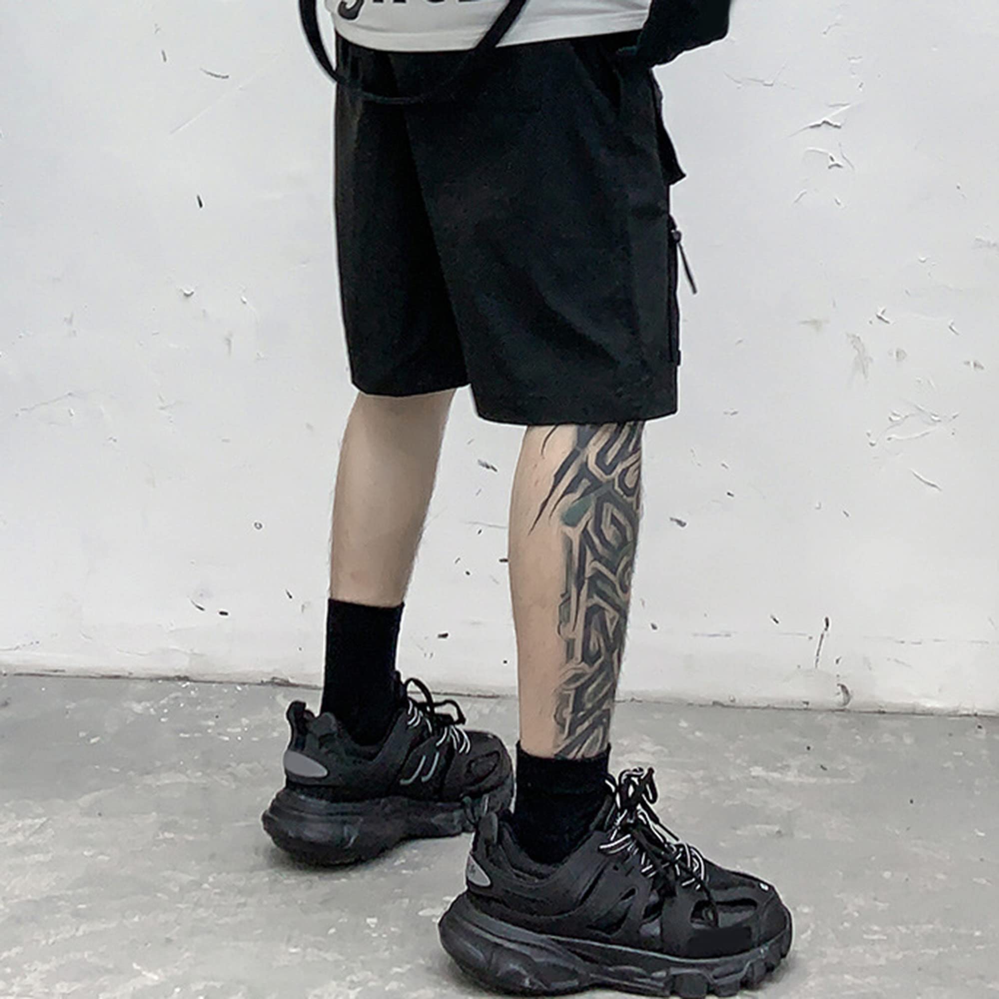 XYXIONGMAO Cyberpunk Hip Hop Pantaloni Techwear Tuta da Corsa Athleisure Uomo Tactical Cargo Streetwear