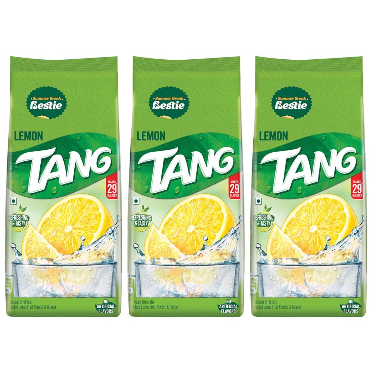 Tang Lemon Instant Drink Mix, 500 g (Pack of 3)