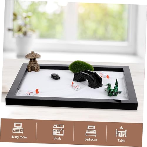 Miniatura 6 de Totority Decoración de mesa de arena de playa, regalo de mariposas decorativas para oficina, accesorios de escritorio, kit de adornos en miniatura,