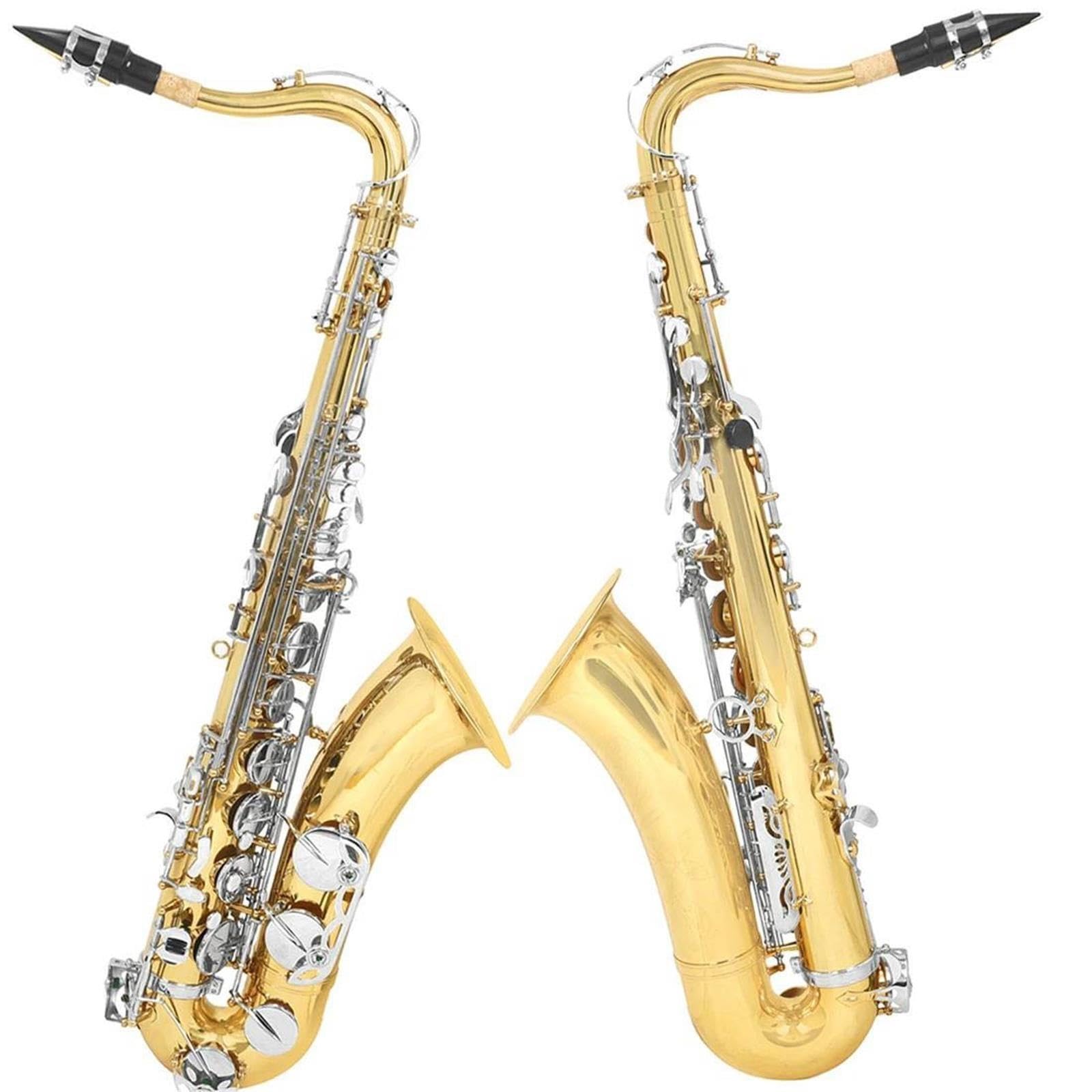 Tenor-Saxophon B-Dur Goldenes Silber