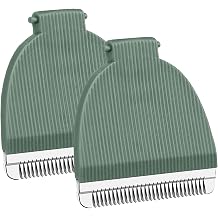 2 Packs Green Replacement Blades for Meridian Trimmer,Compatible with Meridian Body Trimmer Onyx & Sage,Hygienic Ceramic Replacement Blades