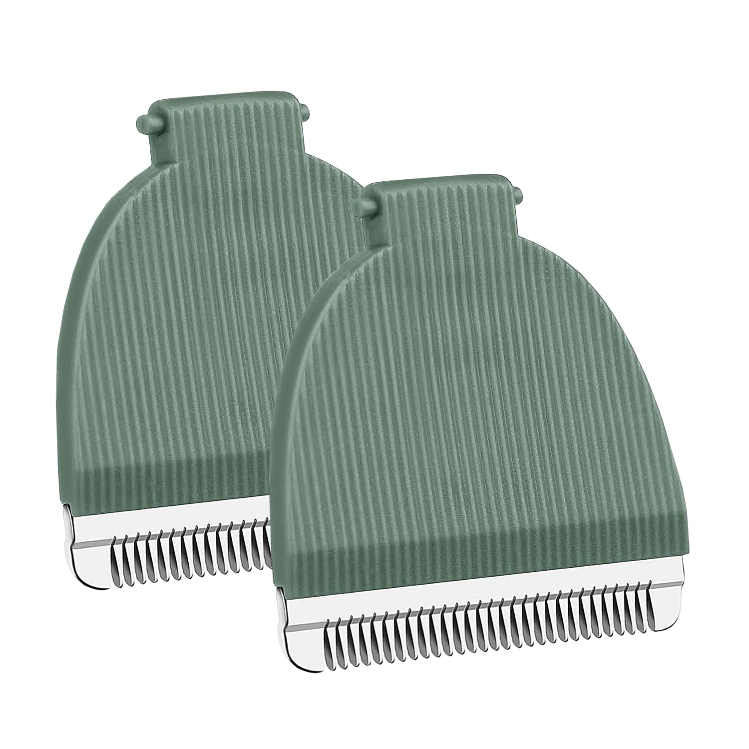 2 Packs Green Replacement Blades for Meridian Trimmer,Compatible with Meridian Body Trimmer Onyx & Sage，Hygienic Ceramic Replacement Blades