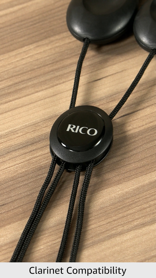 RICO ストラップ クラリネット用 ブラックナイロン CCA01 wyw801m Amazon.com: D'Addario Rico Clarinet Strap - Neck Strap for