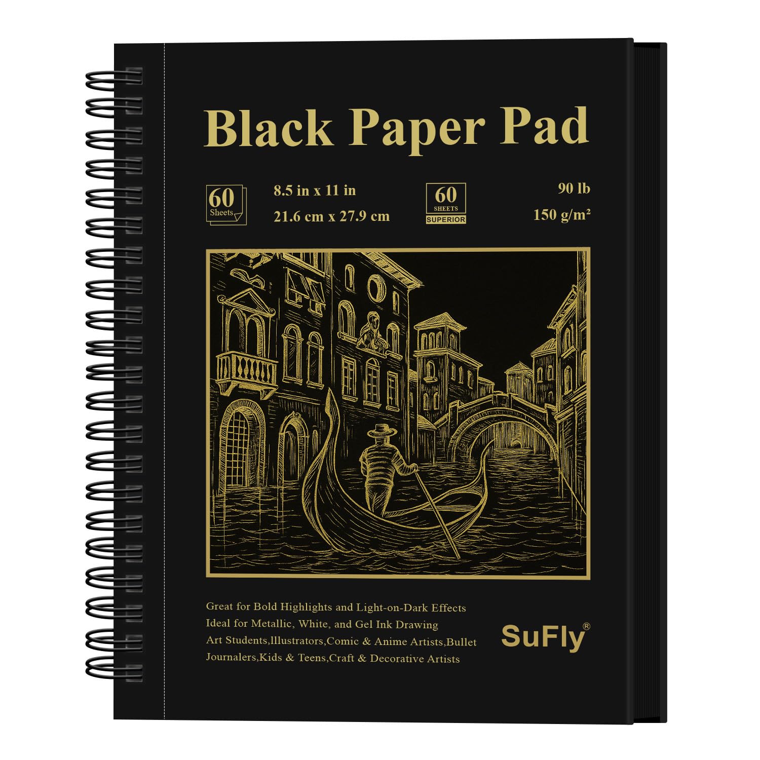 SuFly Sketchbook - 100 Sheets for Artists -21