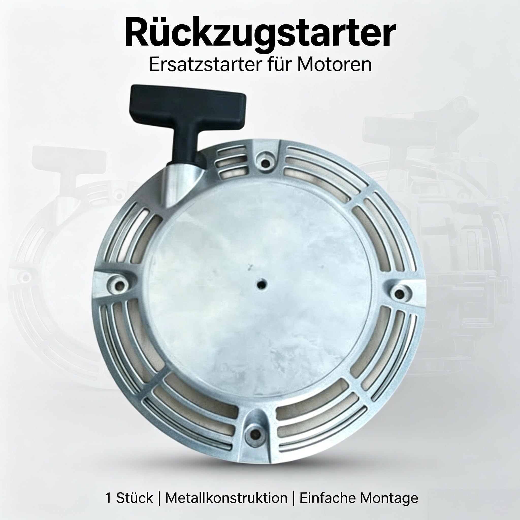 Rekordstarter für Hatz 1B20 1B30 1B40 1B50 Motoren Zuverlässig 02319100 Seilzugstarter Handstartgerät Robust Metallgehäuse Für Baumaschinen Landwirtschaft Geräte Standardgröße