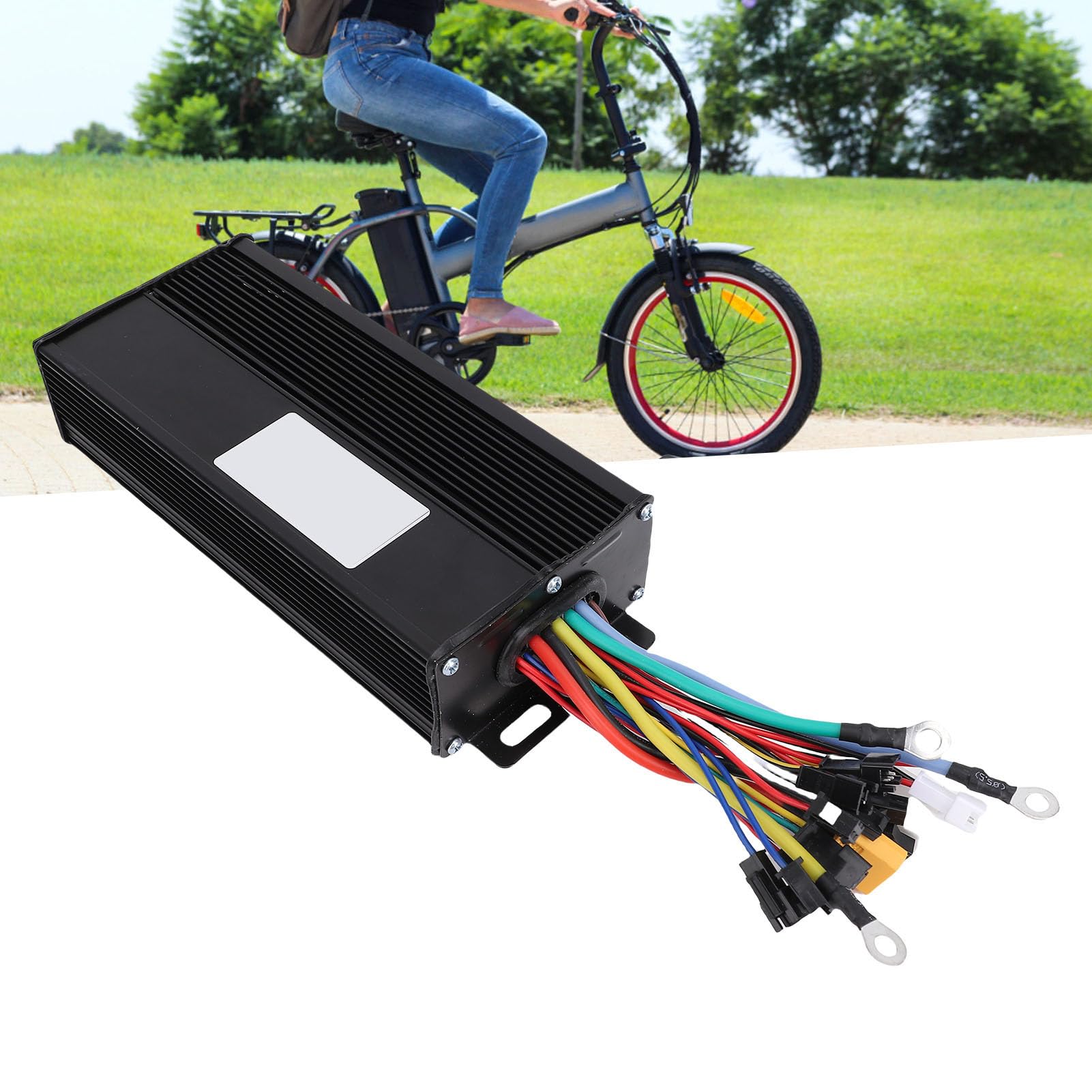 BuyWeek Kit de Contrôleur de Moteur sans Balais, 36V 48V 1500W 2000W 40A 3 Modes Contrôleur à Onde Sinusoïdale avec Panneau d'Affichage LCD S861 pour Vélo Électrique Trotinette Électrique