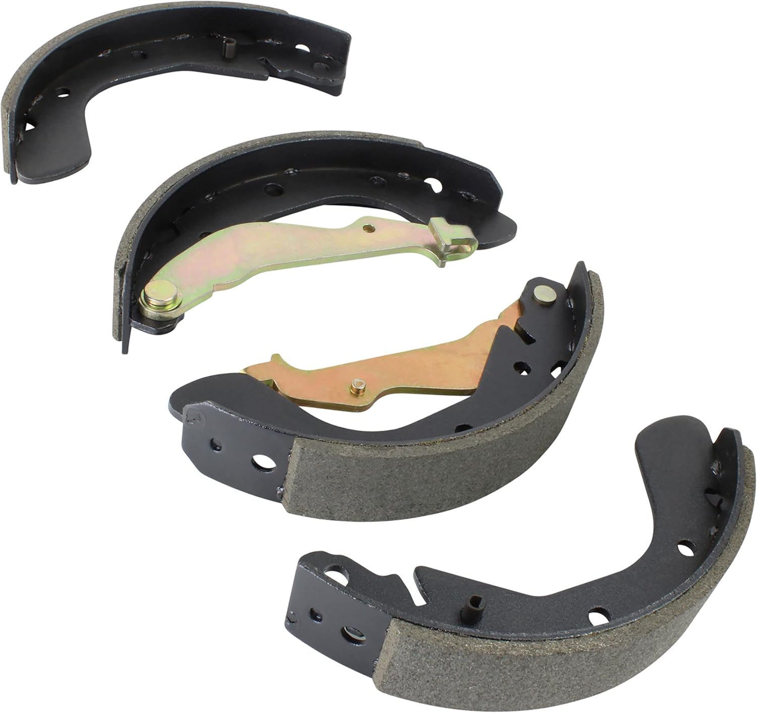 QUALITY-BUILT Rear Drum Brake Shoes, FS814, Compatible with 2004-2022 Chevrolet/Pontiac (Aveo,Aveo5,G3,G3 Wave,Spark,Spark Classic,Wave,Wave5)