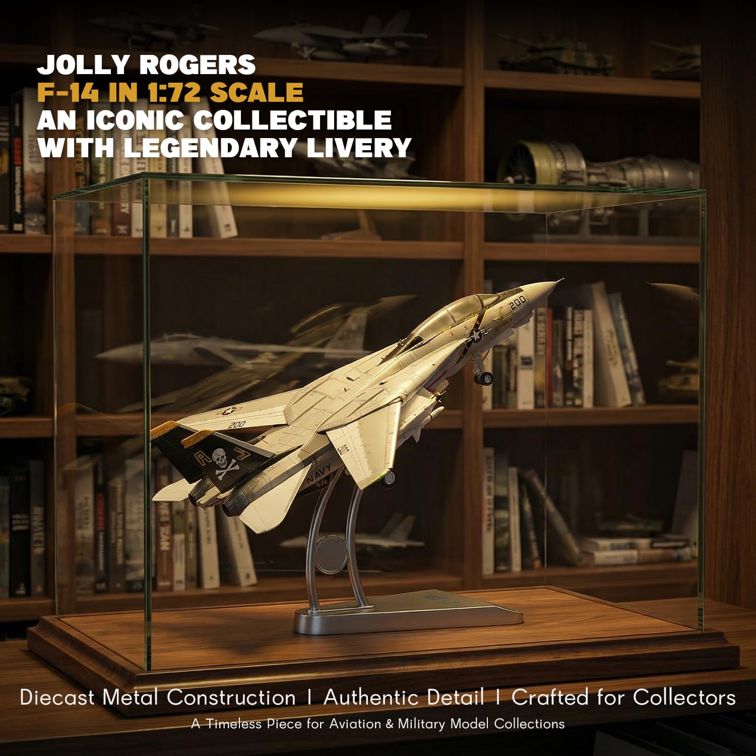 US Navy F-14 Tomcat 1:72 Alloy Model VF-84 Jolly Rogers Fighter