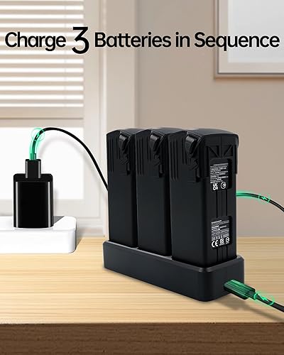 Miniatura 2 de Hub de carga de batería 100W para Mavic 3 Series, Compatibilidad DJI Mavic 3 Intelligent Flight Battery, DJI 100W USB-C Power Adapter, DJI 65W