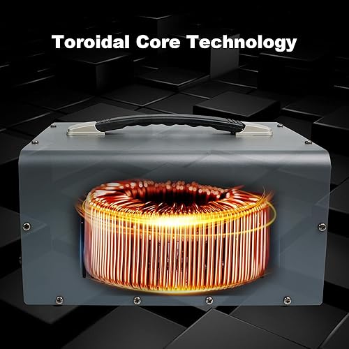 Miniatura 7 de Yinleader Transformador convertidor de voltaje de 110 V a 220 V 4000 W Step UpDown 110120-220240V con salida estadounidense y universal, disyuntor