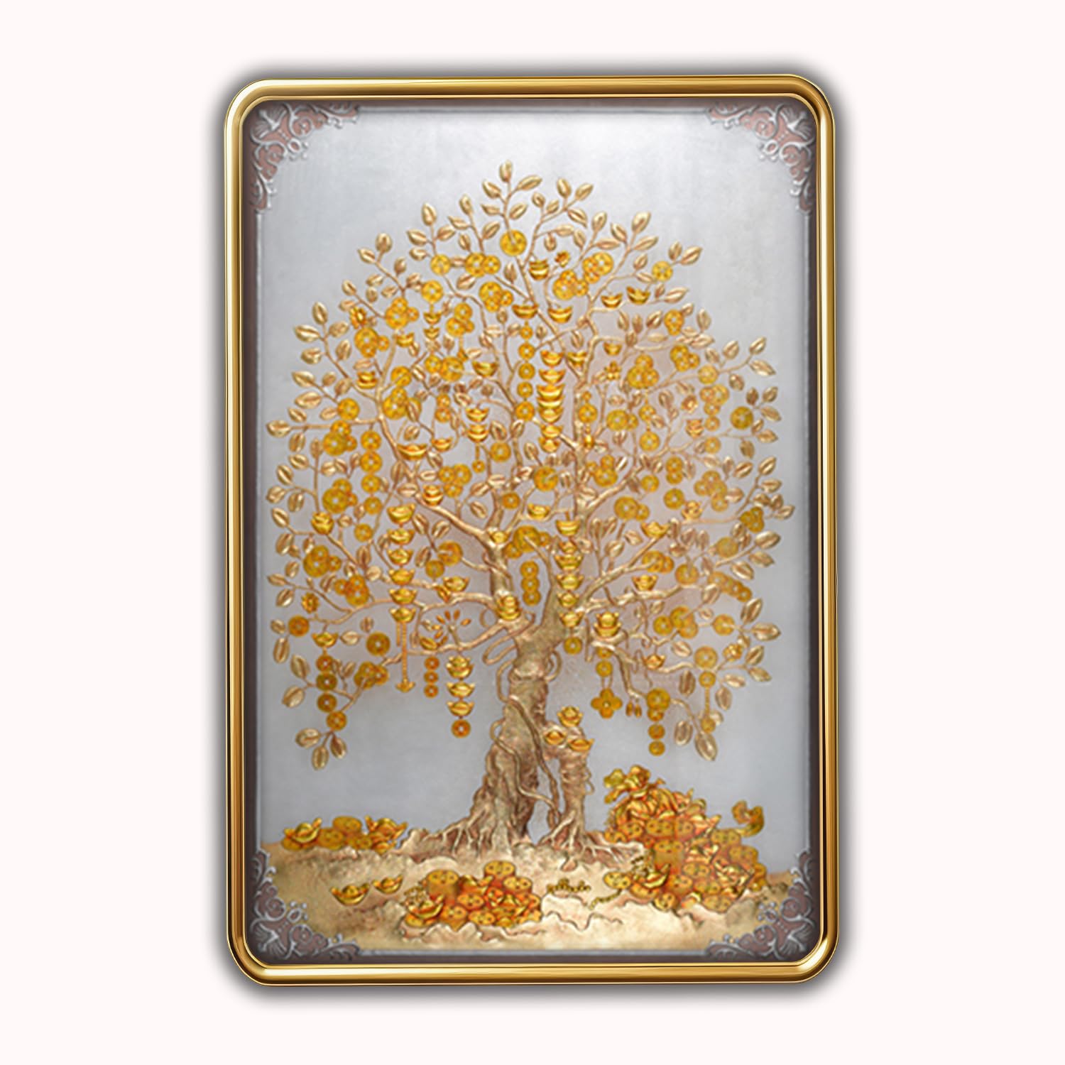 Vastu Money Tree Wall Painting - Bring Good Fortune -26