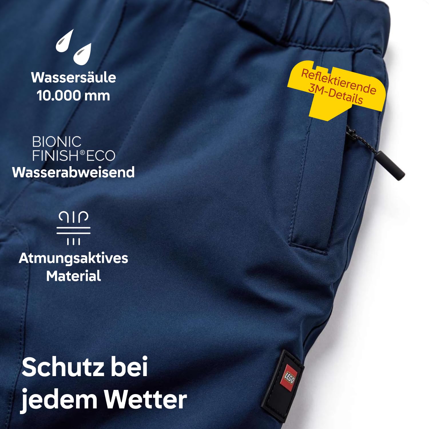 Kabooki LEGO® Skihose – Dunkelblau – LWPOWAI 708