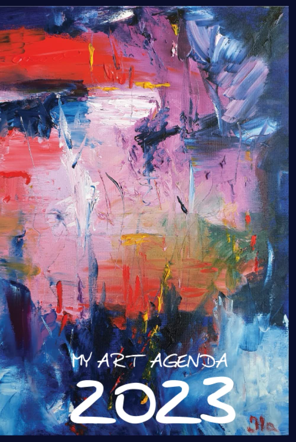 Agenda 2023 coloré My ART carnet de planification hebdomadaire