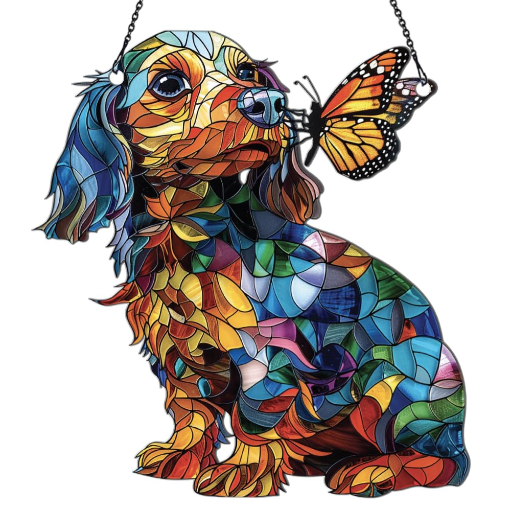 Dachshund Acrylic Ornament Gift for Dachshund Lovers Christmas Decor