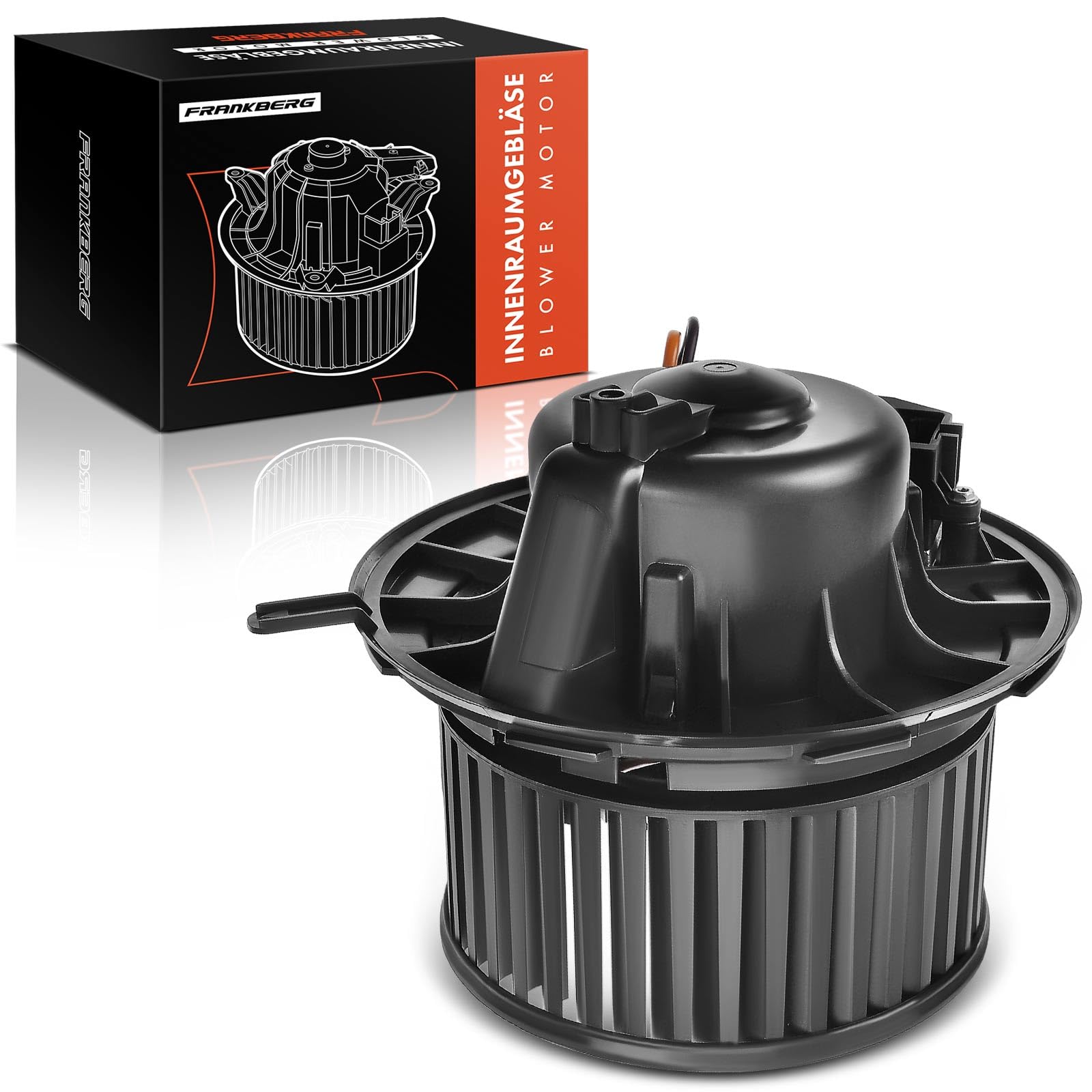 Frankberg Motor del Ventilador del calefactor Compatible con Golf VI 5K1 Golf V 1K1 Golf Plus 521 5M1 Golf VI Variante AJ5 Yeti 5L Replace# 1K1820015C