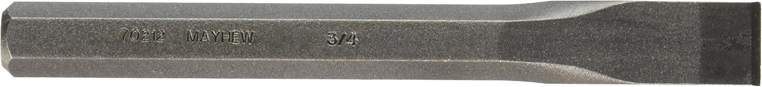Mayhew Select 10602 3/4-by-7-Inch Cold Chisel , Black