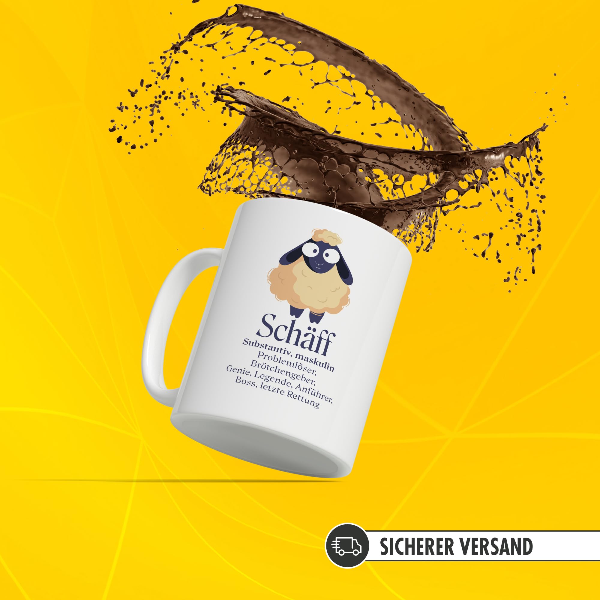 Tazza Chef APOMOONS - 330 Ml, Ceramica, Regalo Divertente Per Colleghi