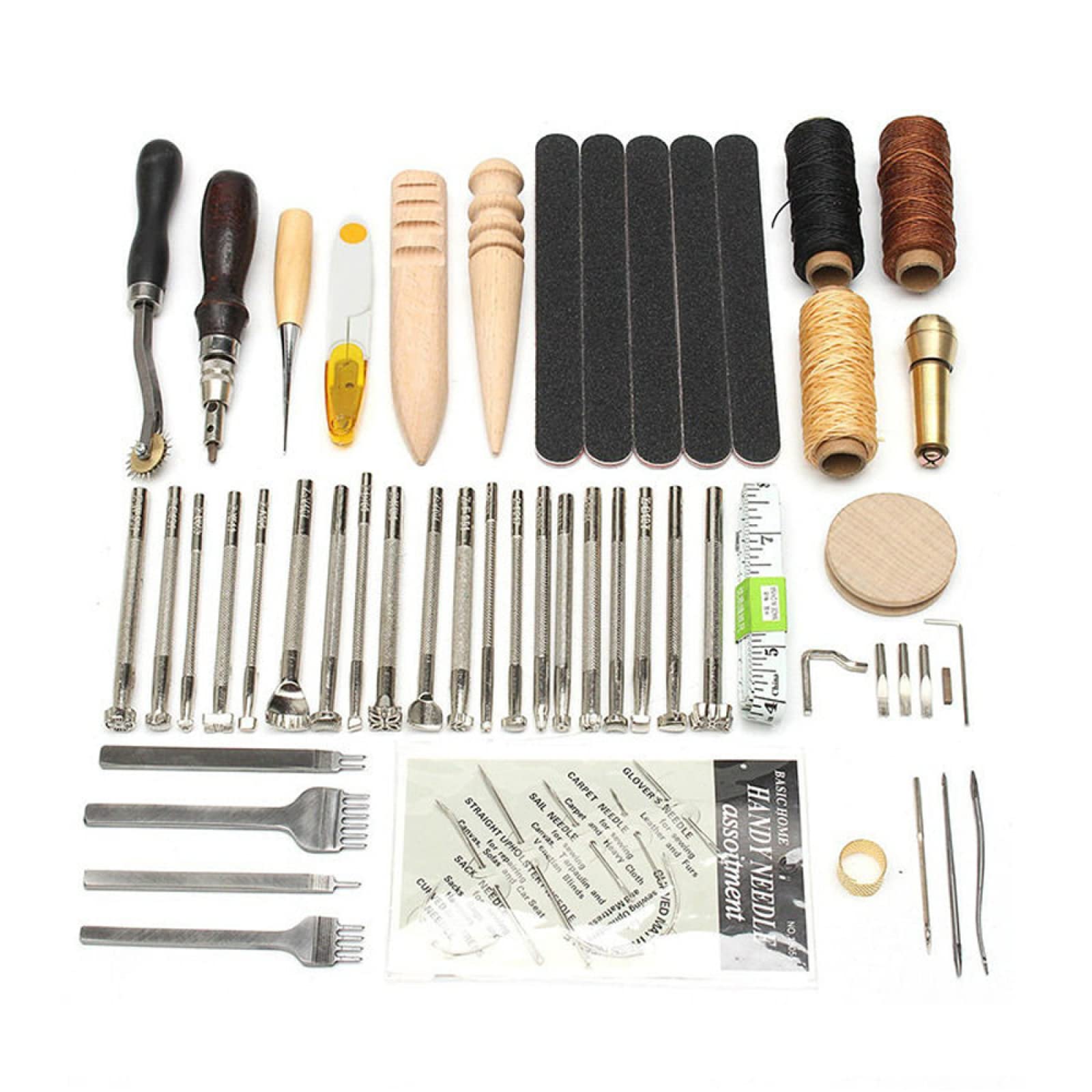 Amazon.co.jp: 革細工 工具セット 初心者 レザークラフト道具革細工  