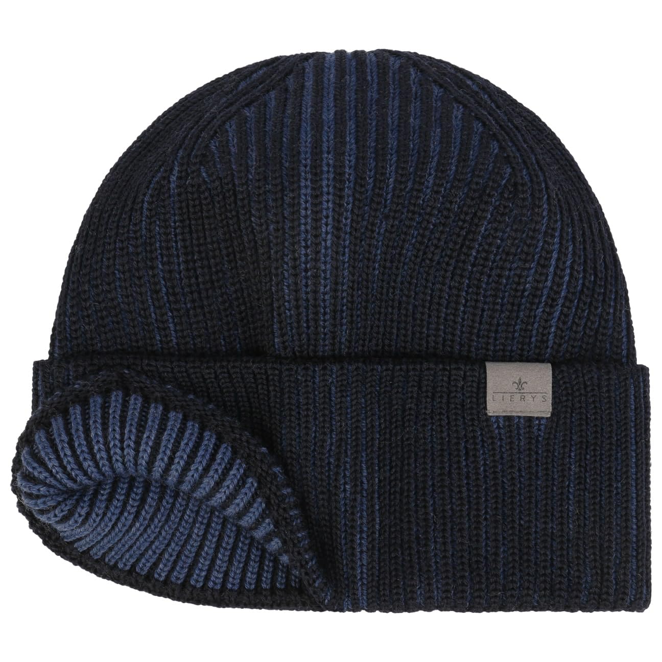 LIERYS Berretto a Maglia Doubleface Beanie Prodotto in Germania Unisex Autunno Inverno