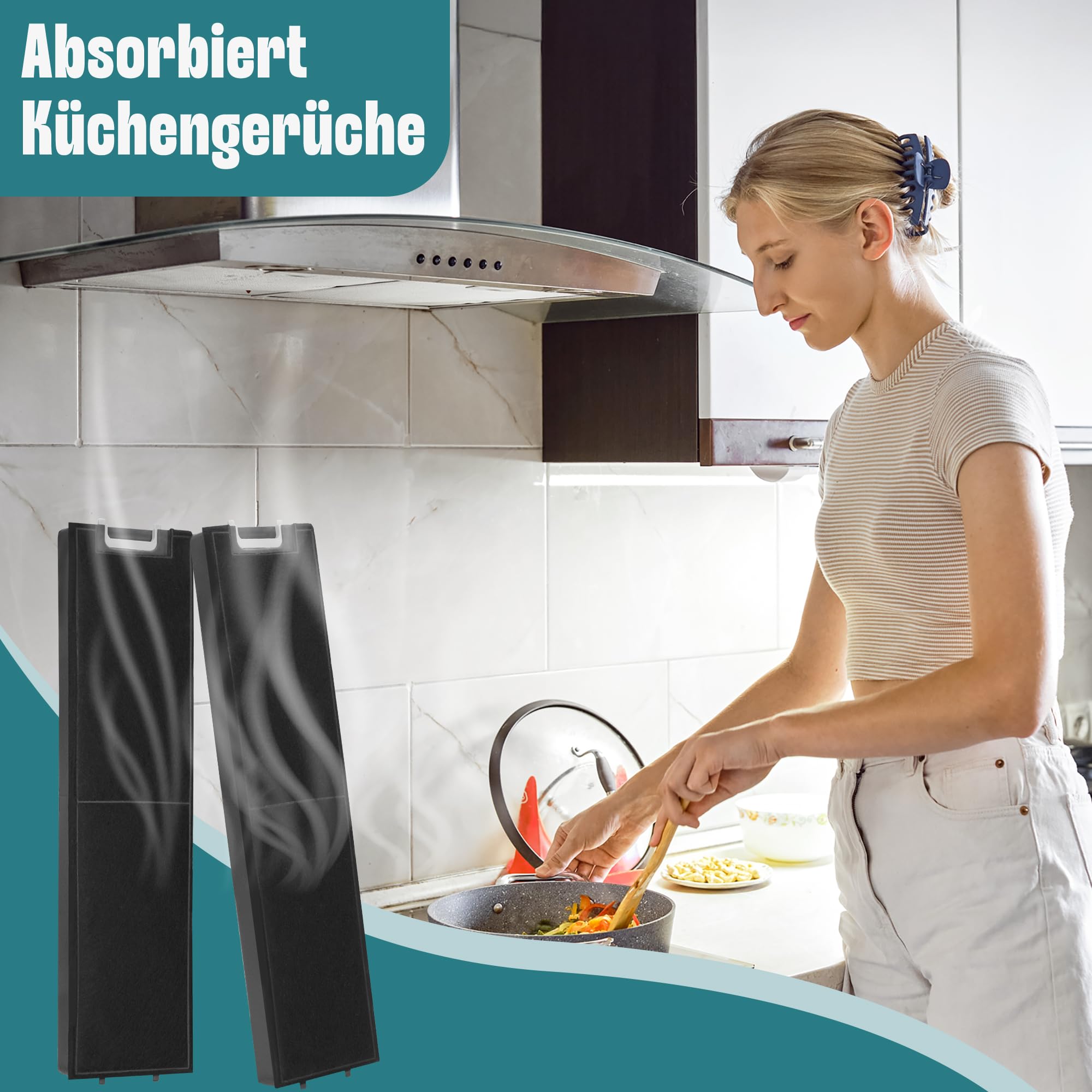 2 filtry z węglem aktywnym do okapu kuchennego Miele DKF13-1 DKF13 i 6485741 filtr do okapu kuchennego Miele DA3366 DA3466 DA3496 DA3XXX