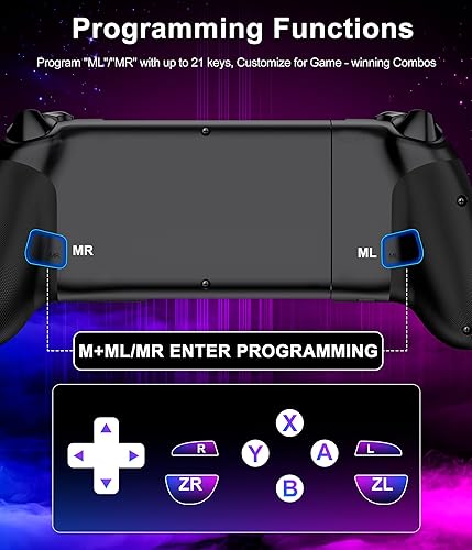 Miniatura 4 de Anti-Drift & Fast-ConnectWireless Gaming Controller for iPhoneAndroid, Hall Joystick&Trigger Bluetooth Phone Controller, Handheld Game Console