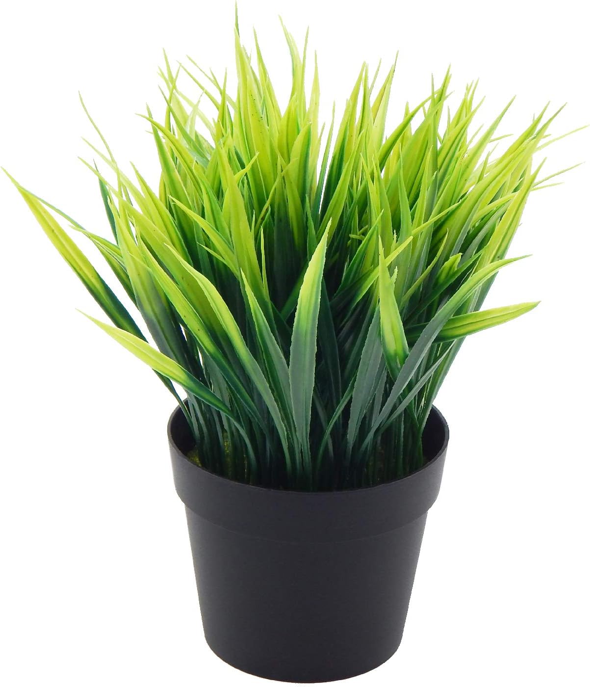 OFFIDIX Artificial Plants Faux Plastic Wheat Grass With vase Fake Greenery Shrubs for Indoor and Outdoors Home Office Garden Decorations