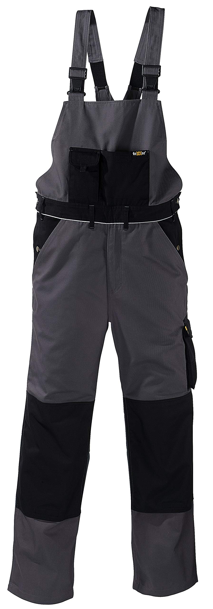 texxor Pantalon de travail 2 en 1 pantalon en toile 320 et renforts en Cordura, gris, 20-008337-24