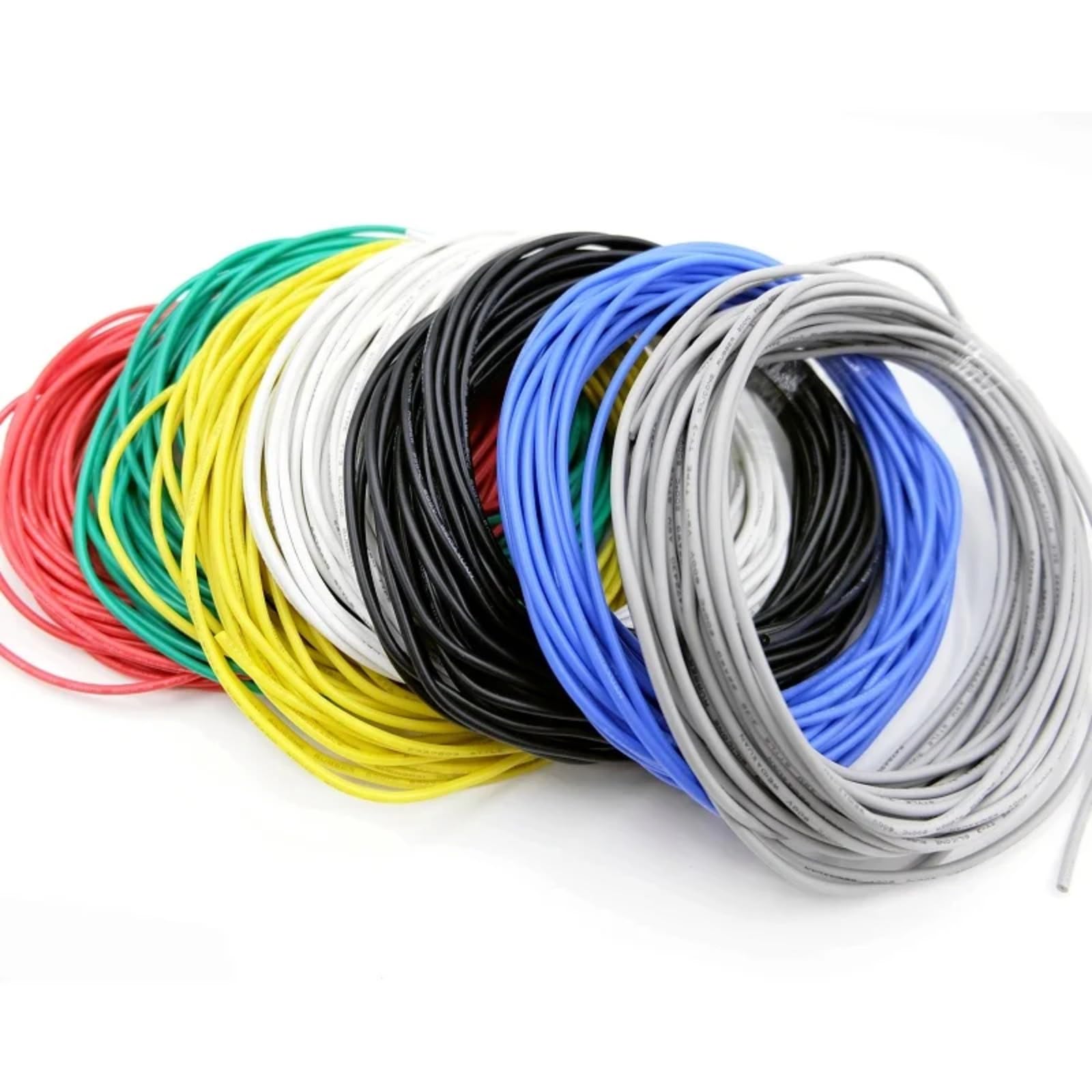 2M/5M Cavi di rame 32 28 24 22 20 18 16 14 12 AWG silicone morbido UL3239 3KV flessibile DIY cavo LED illuminazione elettronico(Pink; 5m; 24AWG)