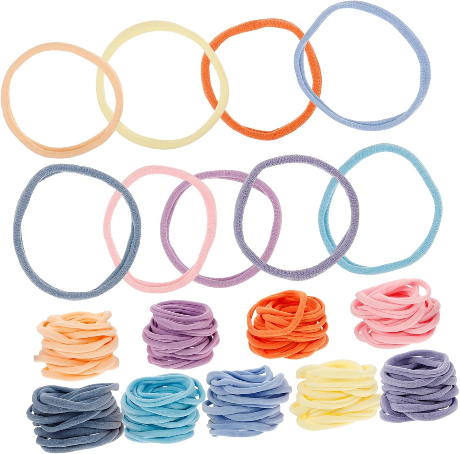Gadpiparty 4sets 180pcs Multicolored Elastic Loom Potholder Weaving Loops DIY Craft Supplies for Beginners High Durability for Creative Projects Meaningful 180pcs*4