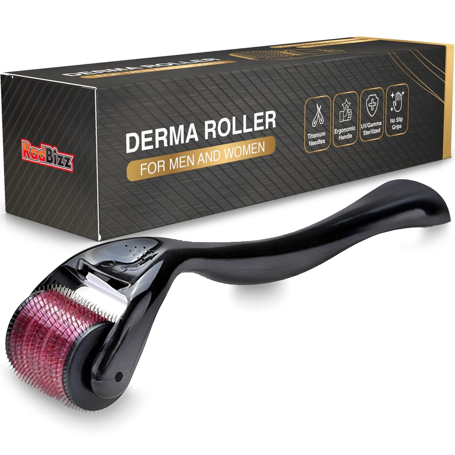 RadBizz Derma Roller and Storage Case – 0.25mm RadBizz Derma Roller and Storage Case – 0.25mm