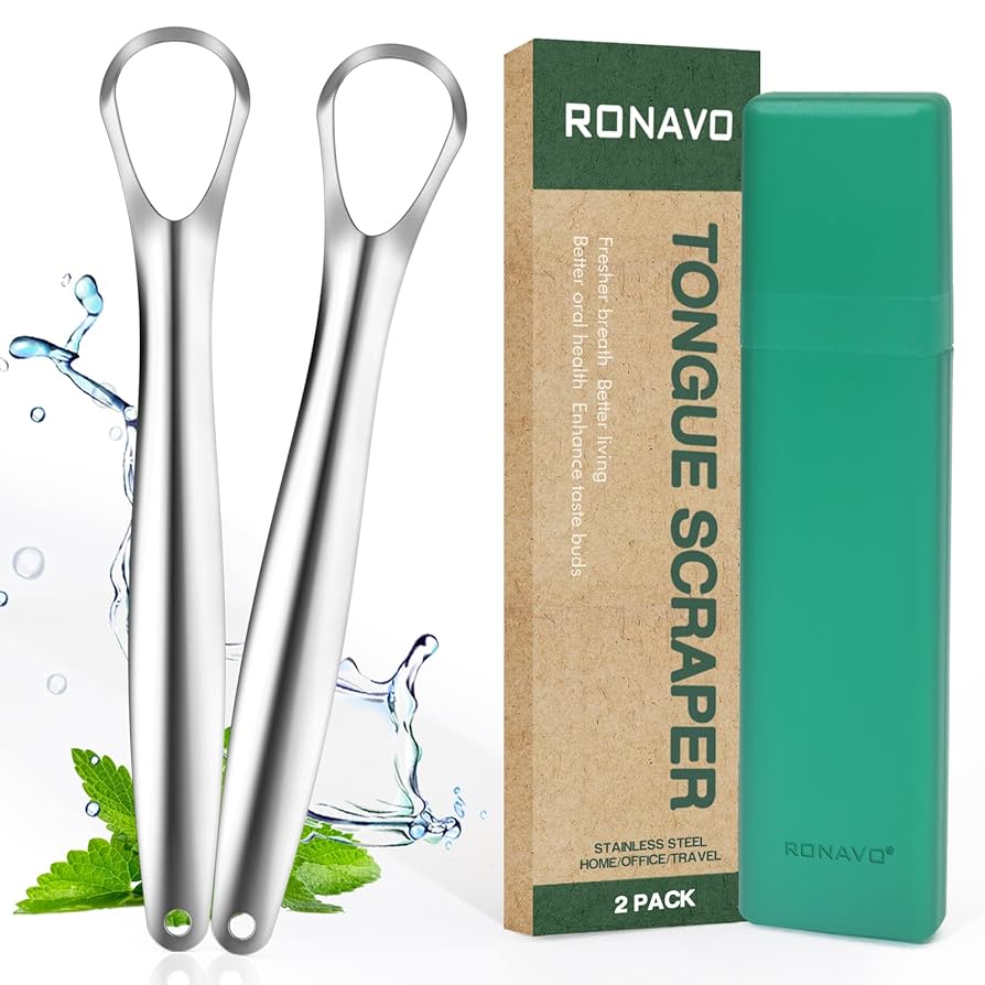 Amazon.co.jp: RONAVO 舌ブラシステンレス鋼の舌スクレーパー
