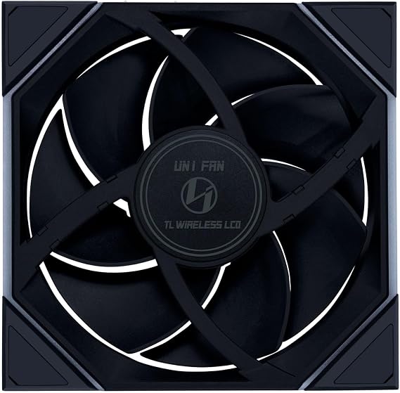 Lian Li UNI FAN TL LCD Wireless 140mm Black Wireless Case Fan with LCD Screen