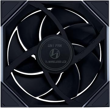Lian Li UNI FAN TL LCD Wireless 140mm Black Wireless Case Fan with LCD Screen