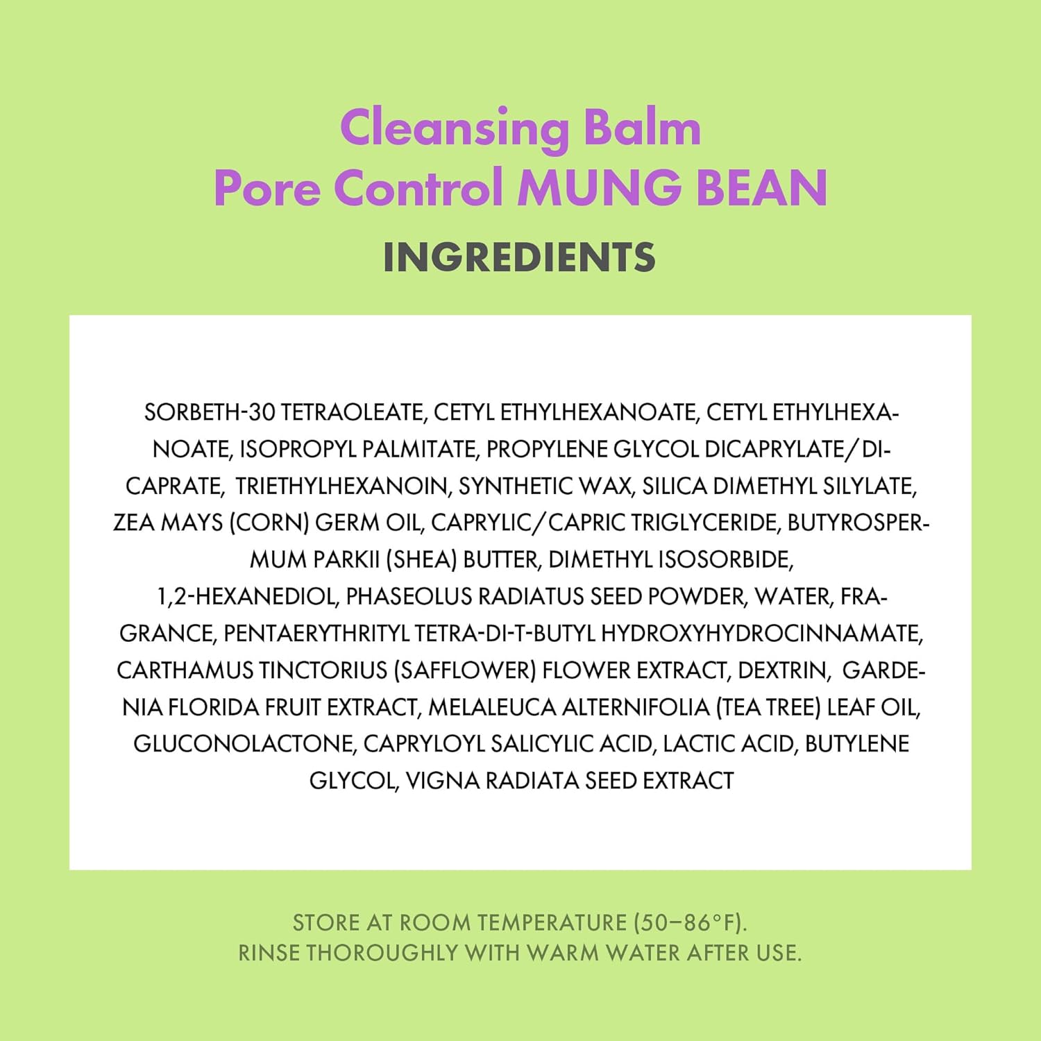 KAHI Cleansing Balm Pore Control Mung Bean - Nourishing & Hydrating Facial Cleanser Makeup Remover Balm with AHA, BHA (Salicylic Acid), PHA, and LHA - Gentle Exfoliating Korean Skincare 1.69 oz - Image 8